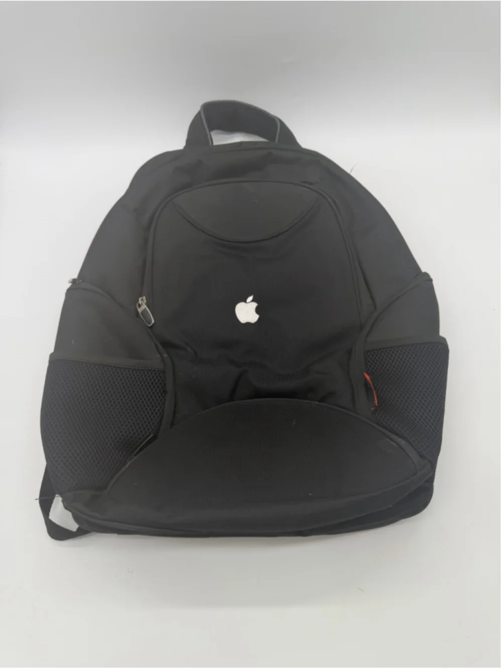 Apple Logo Black Backpack Large